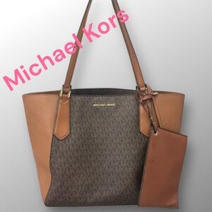 Michael Kors Elegant Brown and Tan Tote